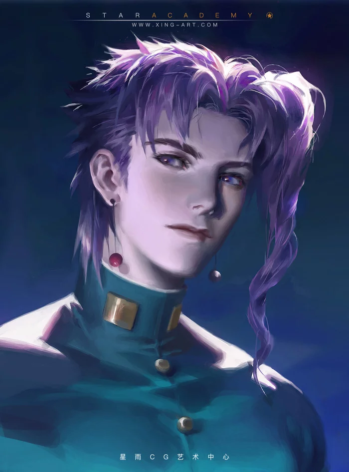 Kakyoin Noriaki - Anime, Anime art, Jojos bizarre adventure, Kakyouin Noriaki