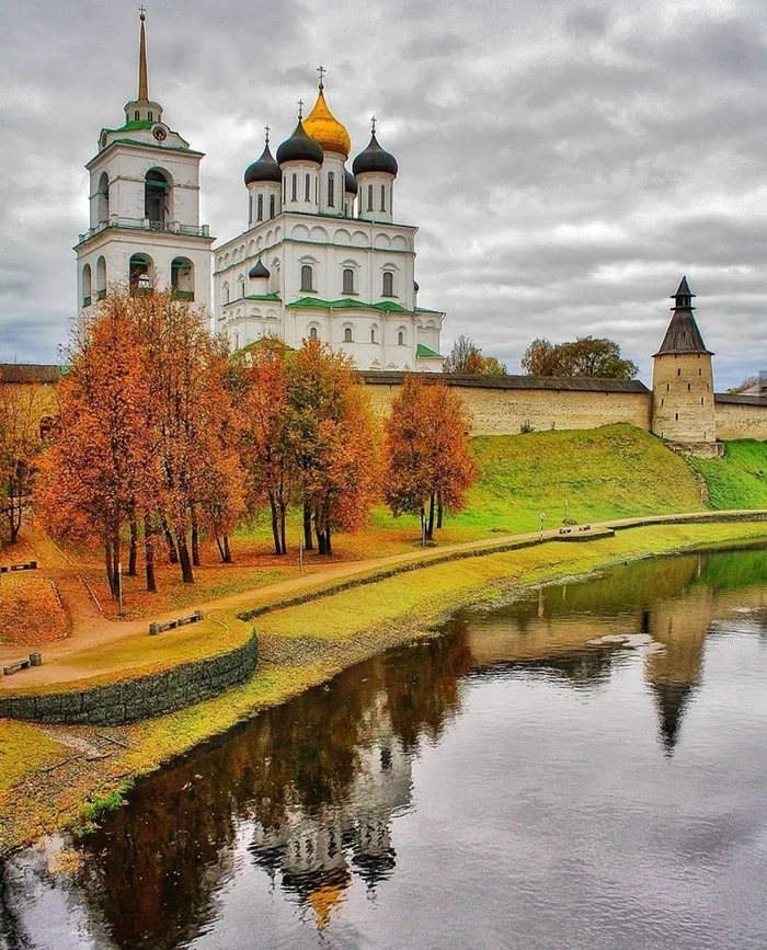 Псковский Кремль - Картинки, Красота, Псков, Псковский кремль, Россия