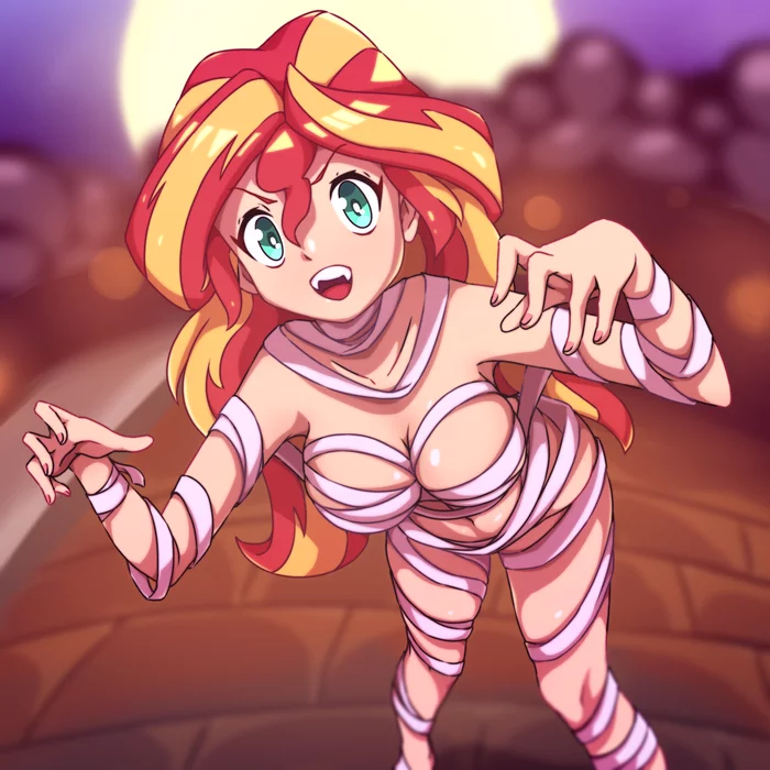 Костюм на Хэллоуин - NSFW, My Little Pony, Equestria Girls, Sunset Shimmer, Rockset, MLP Edge