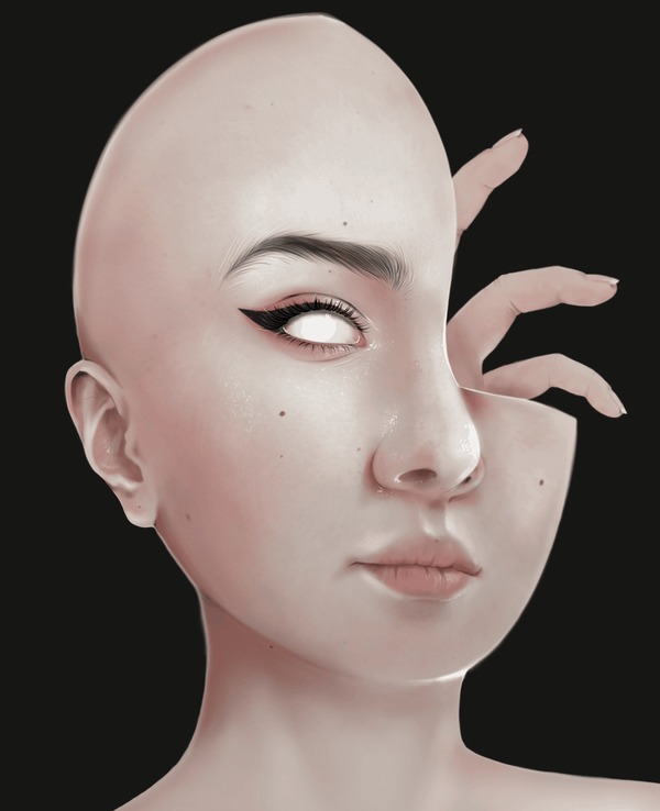 Криповый автопортрет