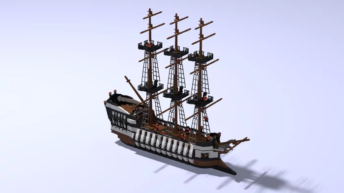 Lego Galleon - My, Lego, Ship, Gallaeon, Toys, Constructor, Longpost