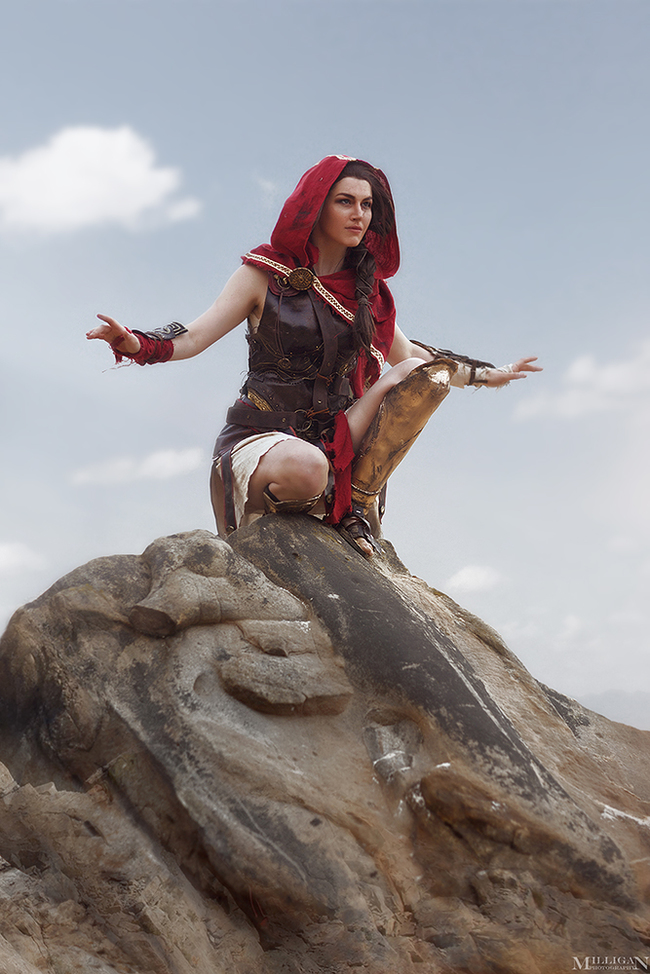 AC Odyssey (cosplayers @katelannblogs, @asya.erik, photographer milliganvick) - My, Assassins creed, Assassins creed odyssey, Cosplay, Games, Longpost