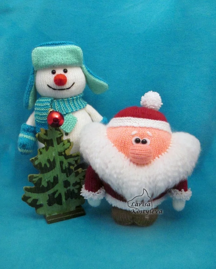 Santa Claus vs Santa - My, Needlework without process, New Year, Toys, Father Frost, Santa Claus, Longpost
