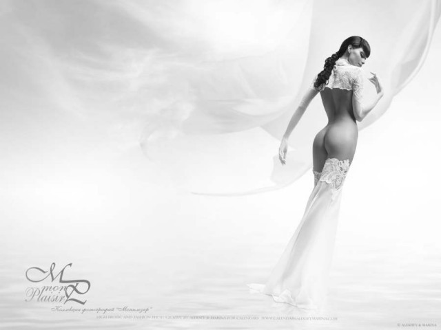 The beauty of black and white photos - NSFW, Black and white photo, Girls, beauty, Longpost