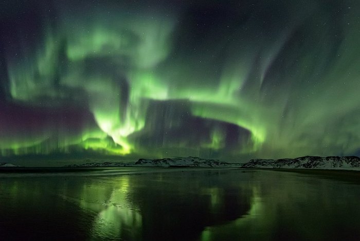 Aurora over Norilsk - My, Norilsk, Norilsk Nickel, northern city, Polar Lights, Taimyr, Dudinka, Siberia, Taiga, Longpost