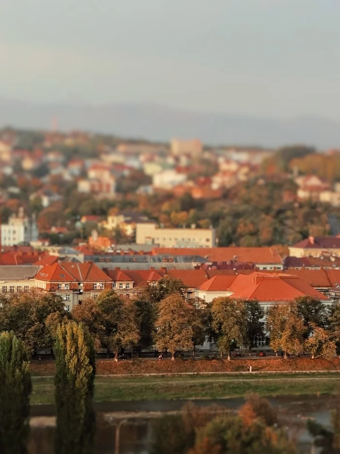 Photos of Uzhgorod - My, Beginning photographer, The photo, Uzhgorod, Longpost, Tilt shift