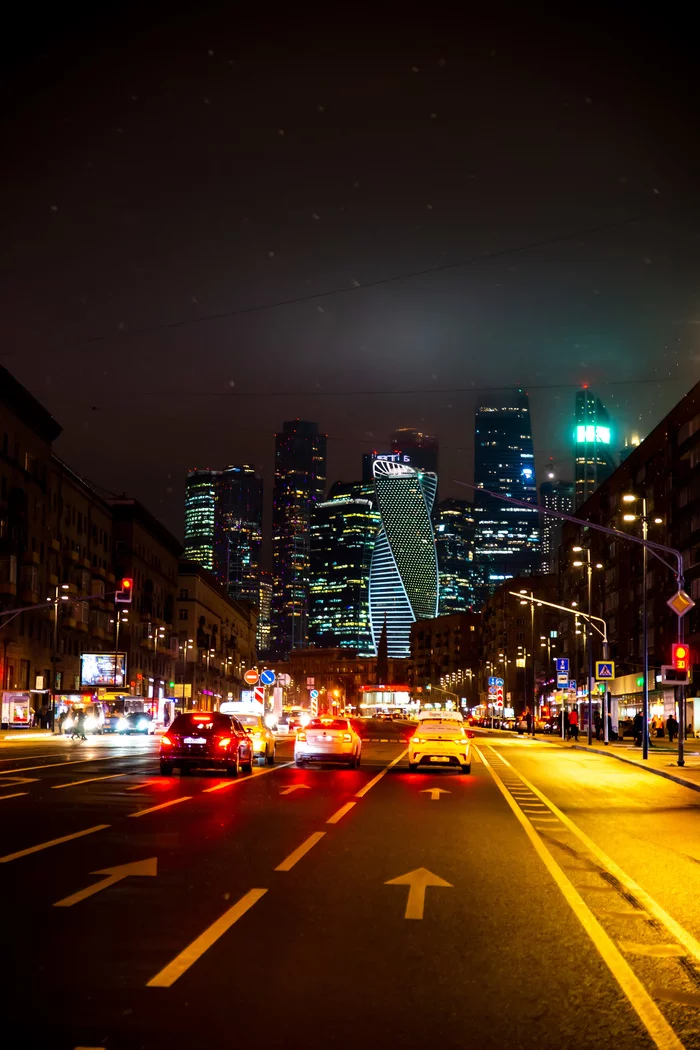 Деловой центр. Москва - Моё, Москва, Вечер, Ноябрь, Длиннопост, Москва-Сити