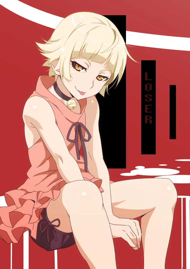 This look - Anime, Anime art, Monogatari series, Kiss-Shot Acerola-orion Heart-under-blade