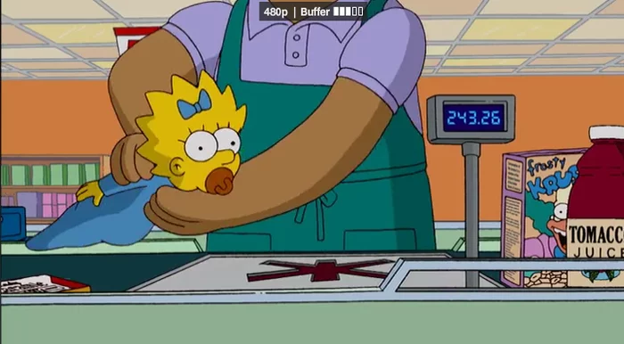 Simpsons for every day [November 4] - The Simpsons, Every day, Cash register, Free cash desk, Cashier, Longpost