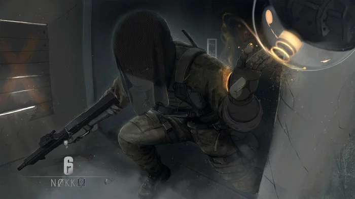 Nоkk - Tom Clancy’s Rainbow Six Siege, Девушки, Арт