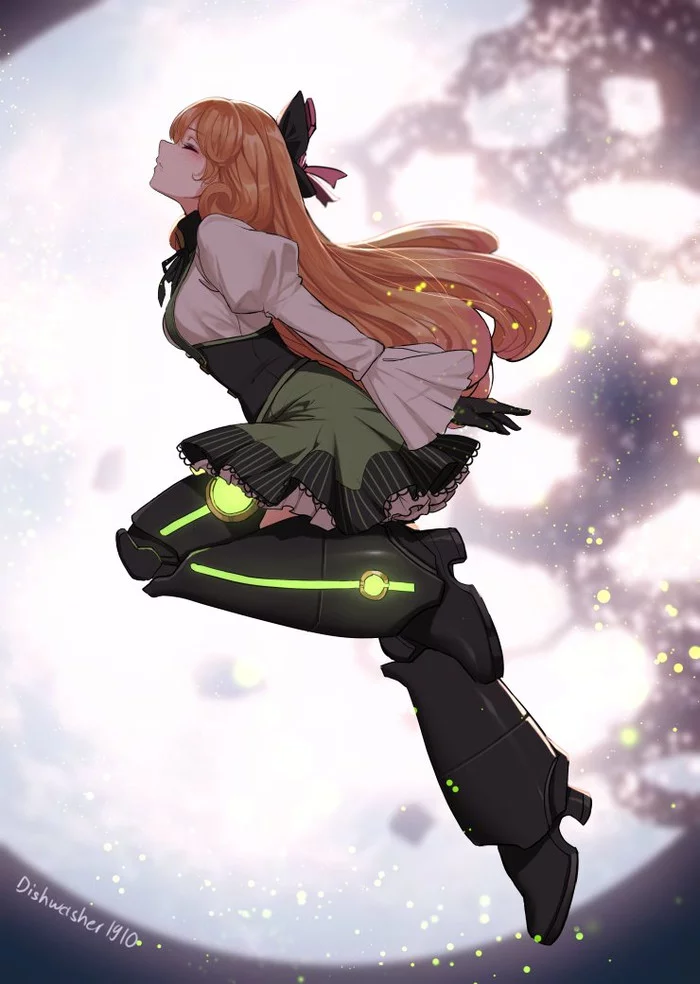 Astro girl - RWBY, Penny Polendina, Dishwasher1910, Anime Art, Арт, Спойлер