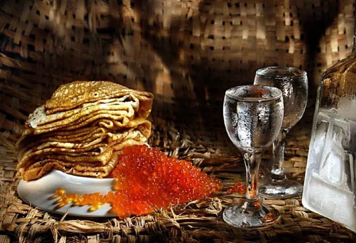 I'll probably buy some caviar today... - Pancakes, Caviar, Food, Chekhov, Russian kitchen