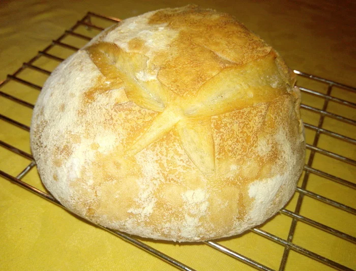 Night bread is round. - My, Bread, Recipe, Food, Cooking, Longpost