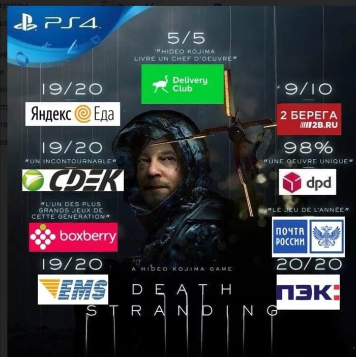 Delivery of the year! Russian version - Death stranding, Games, Delivery, Grade, Playstation 4