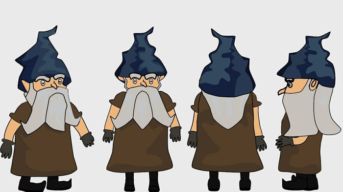 Wizard - My, Wizard, Animation, Cartoons, Vector graphics, Characters (edit)