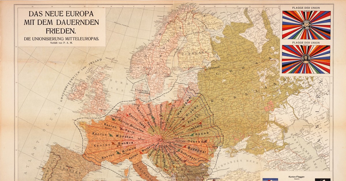 Карта 1920 года