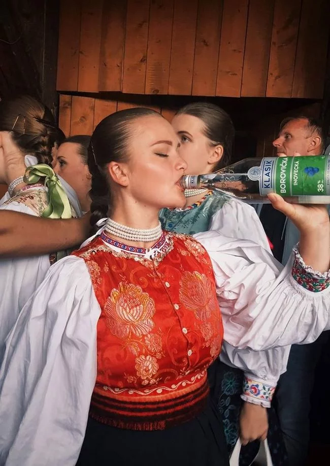 For courage - Girls, Slovakia, Alcohol, From the throat