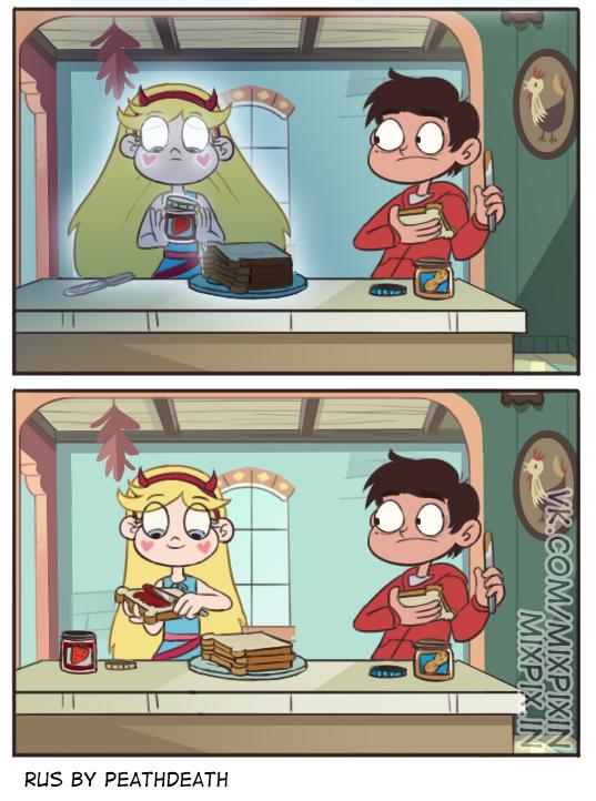 Star vs. the Forces of Evil.Comic (By the Force of Darkness) - Star vs Forces of Evil, Cartoons, Comics, Star butterfly, Marco diaz, Longpost