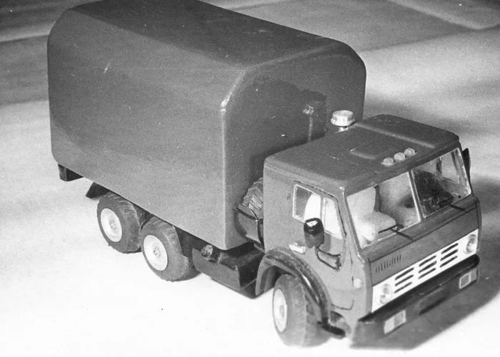 Modeling in the USSR - KAMAZ models made by schoolchildren - Kamaz, Car modeling, Modellers, the USSR, Retro, Modeling, Pupils, Child development, Longpost
