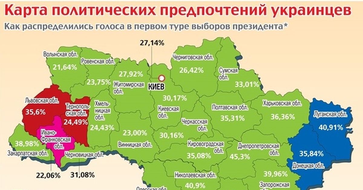 Карта украины 2019