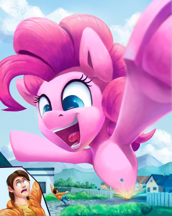 Pink Box Surprise - My Little Pony, PonyArt, Pinkie Pie, Giant Pony, Tsitra360