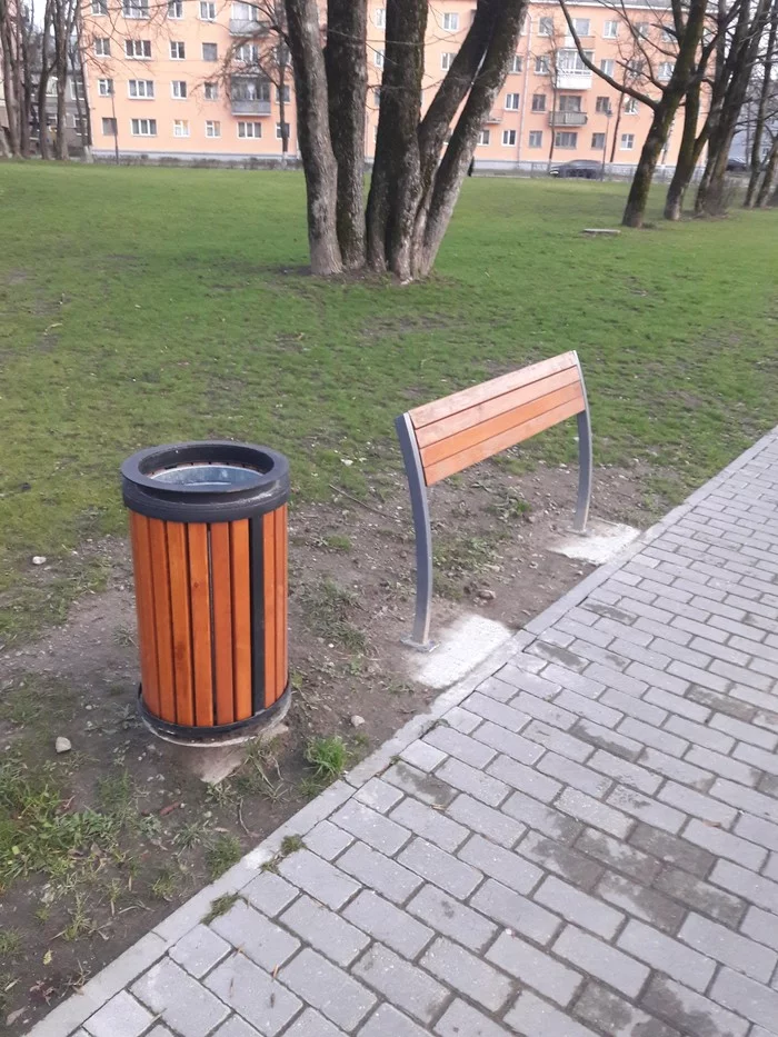 Benches in Pskov) - Relaxation, Bench