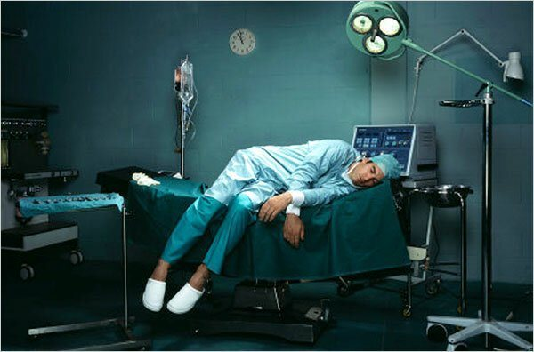 Tired doctors are sleeping - The medicine, Society, Dream, Longpost