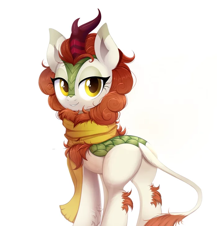 Волосатая самовоспламеняющаяся единорожка - My Little Pony, Autumn Blaze, MLP Kirin, Ravensunart