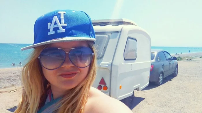 Traveling to Crimea with a trailer-dacha (motorhome) Niewiadow N126E or “wild caravanning 100 meters from the sea” - My, Travel across Russia, House on wheels, Trailer, Longpost, Rarity, Lada, Zhiguli, Anapa