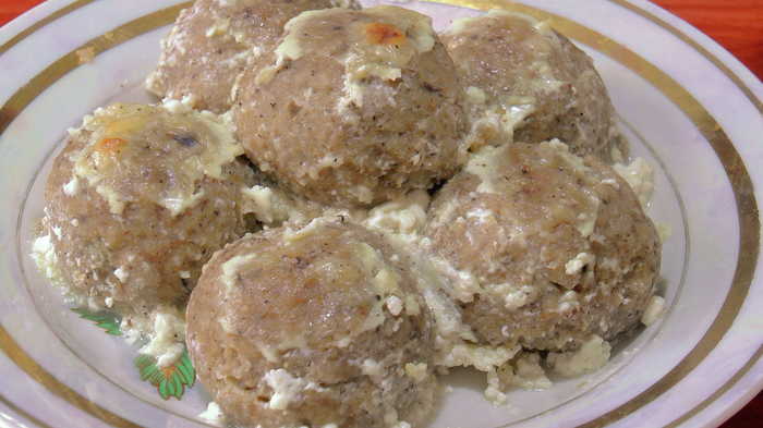 Fish balls in cream sauce - My, Video recipe, Cream sauce, Fish cutlets, Video, Cooking, Meatballs