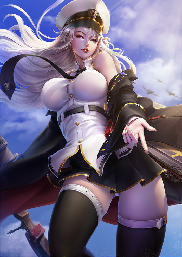 Enterprise , Anime Art, , Azur Lane, Enterprise (Azur Lane), Game Art