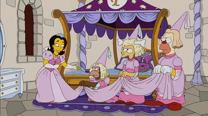Simpsons for every day [November 17] - The Simpsons, Every day, Princess, Princess Leia, Princess Diana, Longpost