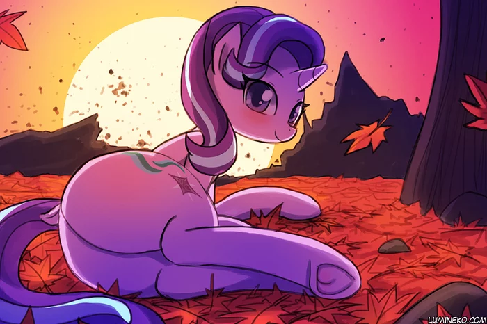 Fall Glimmer - My little pony, PonyArt, Starlight Glimmer, Lumineko, MLP Edge