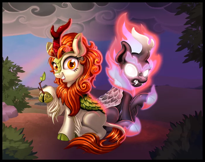 Кириняша - My Little Pony, MLP Kirin, Autumn Blaze, Harwicks-Art