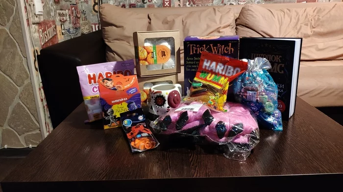 Exchange report “Halloween” Moscow - Yablonovsky - My, Gift exchange, Halloween, Secret Santa, Gift exchange report, Video, Longpost