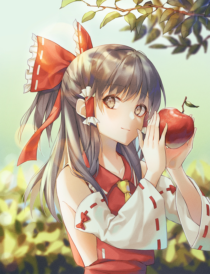 Hakurei Reimu Touhou, Hakurei Reimu, Anime Art, ,  , Cha chya