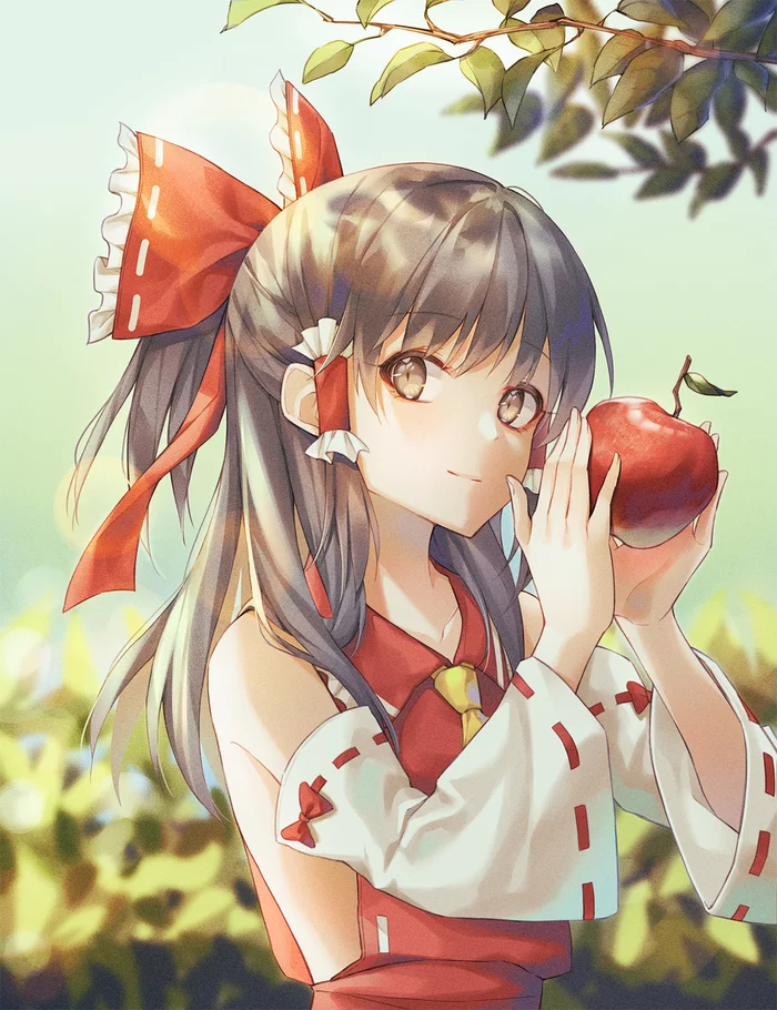 Hakurei Reimu - Touhou, Hakurei Reimu, Anime art, Anime, Not anime, Cha chya