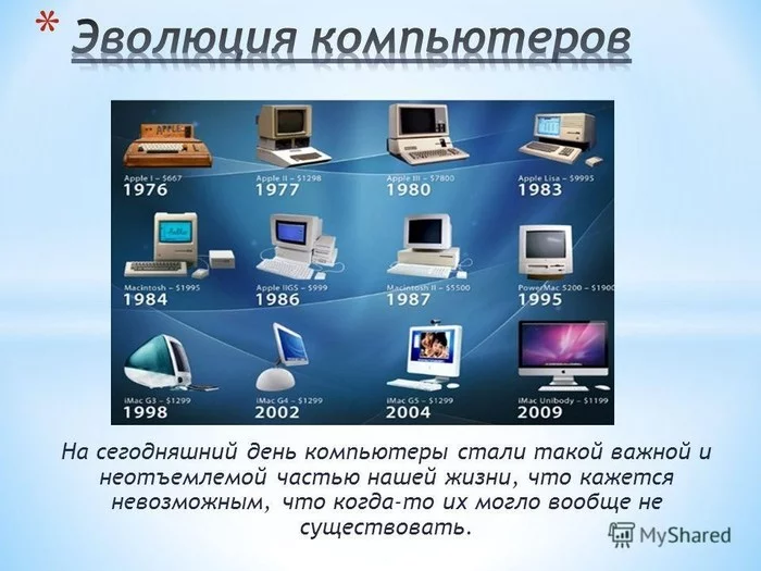 The evolution of computers - My, Past, Before, Computer, The present, Technics, Electronics, Гаджеты