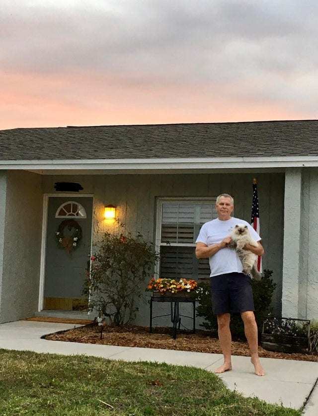 25 fathers who were categorically against animals in the house. And now there is true love between them - cat, Dog, Father, Longpost