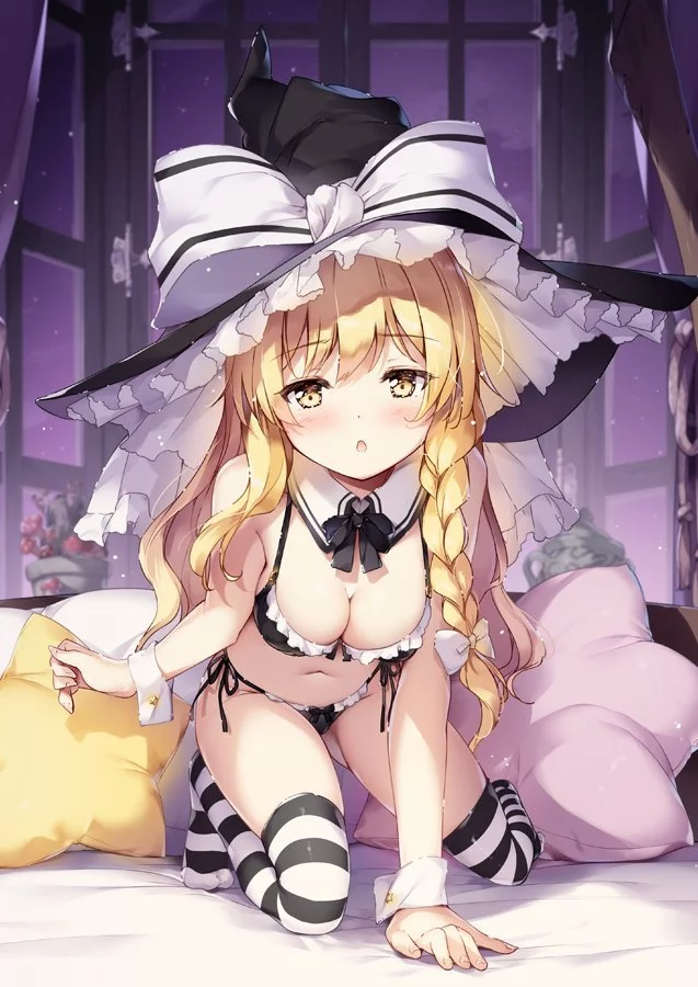 Артик от miyase mahiro - NSFW, Anime Art, Аниме, Kirisame Marisa, Touhou, Miyase mahiro