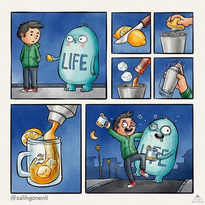 When life gives you lemons... - Salihgonenli, Comics