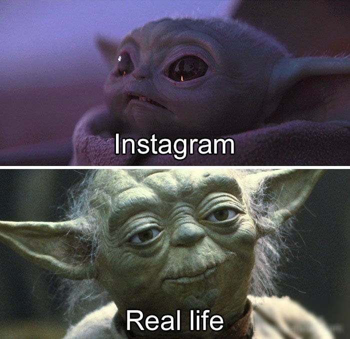 Инстаграм - Instagram, Star Wars, Мандалорец, Юмор, Йода, Грогу