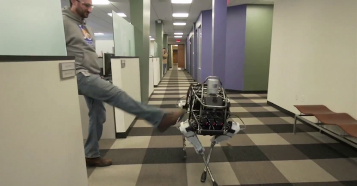 Бостон динамикс робот их бьют. Робот с битой. Робот с битой. Бигам робот. Boston dynamics боевые роботы.