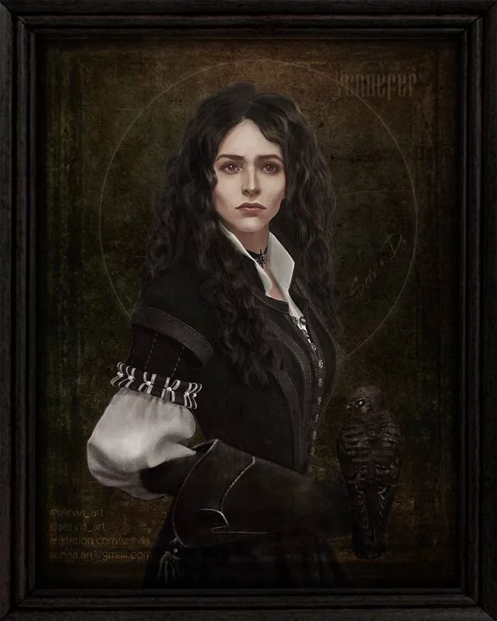 Book Yennefer by Servia D - Witcher, Andrzej Sapkowski, Yennefer, Sword of Purpose, Servia D, Art, Longpost