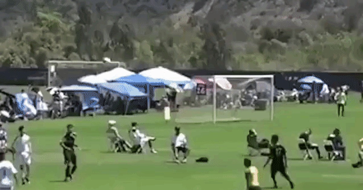 Insured the goalkeeper - Sport, Football, Save, GIF