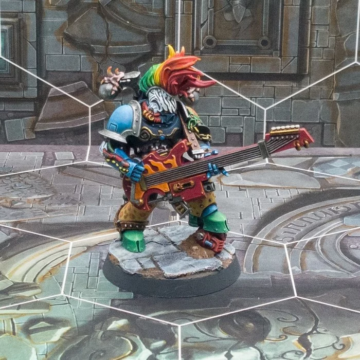 Today you're playing thrash, tomorrow you're rebelling. - My, Wh miniatures, Warhammer 40k, Chaos space marines, Longpost, Painting miniatures, Modeling