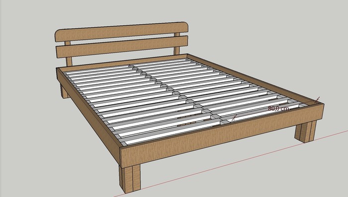 Как сделать двуспальную кровать своими руками. Часть I.