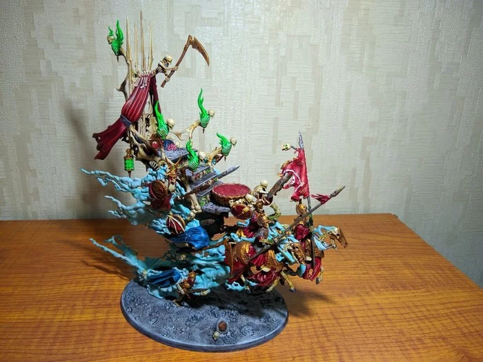 Coven throne - My, Miniature, Wh miniatures, Longpost, Warhammer, Warhammer fantasy battles