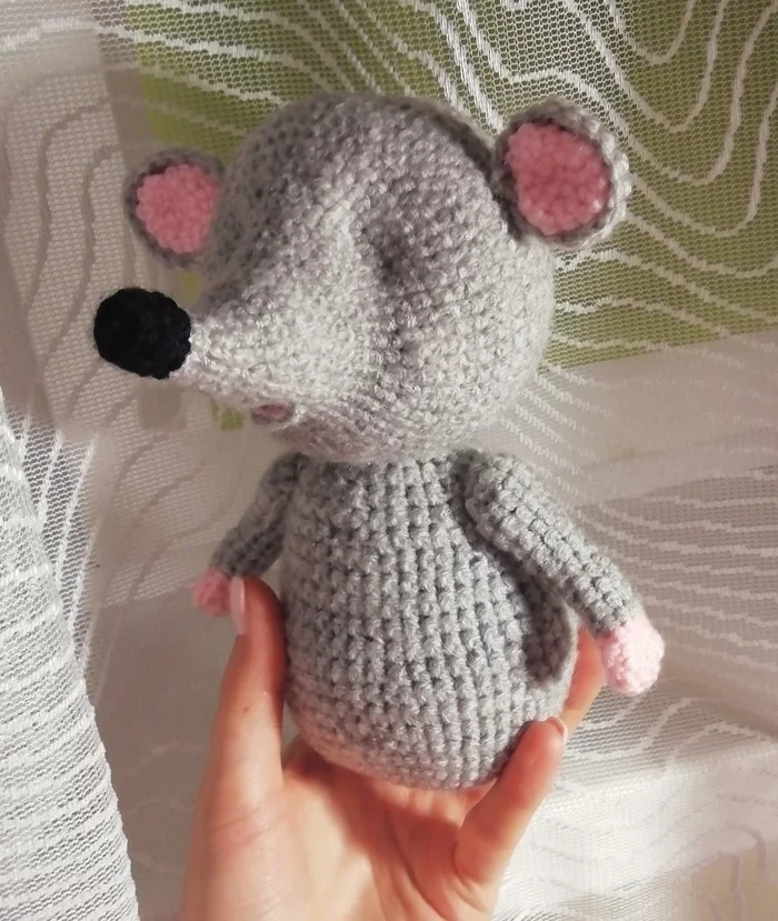 The symbol of the coming year or how inspiration returned to me) - My, Crochet, Handmade, With love, Rat, For children, Inspiration, Process, Longpost, Needlework