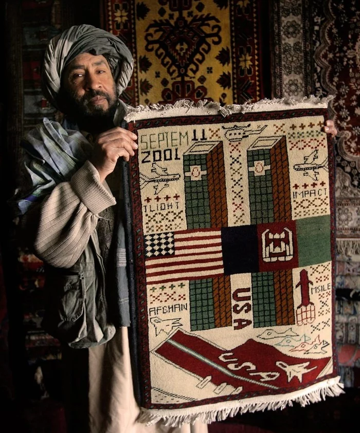 Afghan carpets with military patterns - Afghanistan, Carpet, Terrorism, Longpost